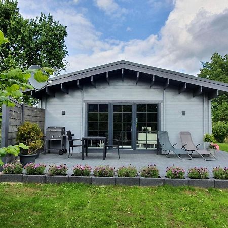 Idyllisches-Blockbohlenhaus-Mit-Eigenem-Garten-Und-Sauna-Zum-Wohlfuehlen Martensrade Buitenkant foto